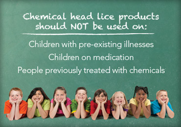 chemical head lice products