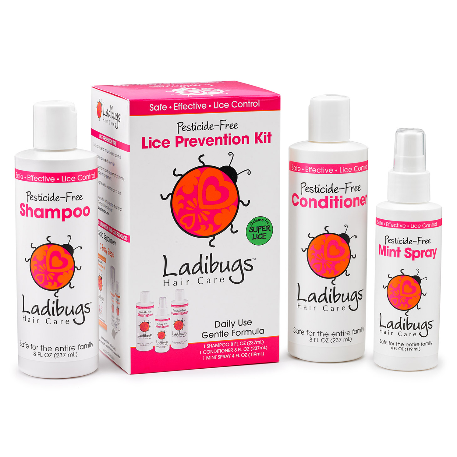 Ladibugs Lice Prevention Kit - daily and gentle use for warding off head  lice - Ladibugs Inc.