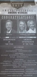 Ladibugs Inc. 2015 TwinWest Chamber of Commerce Emerging Entrepreneur of the Year