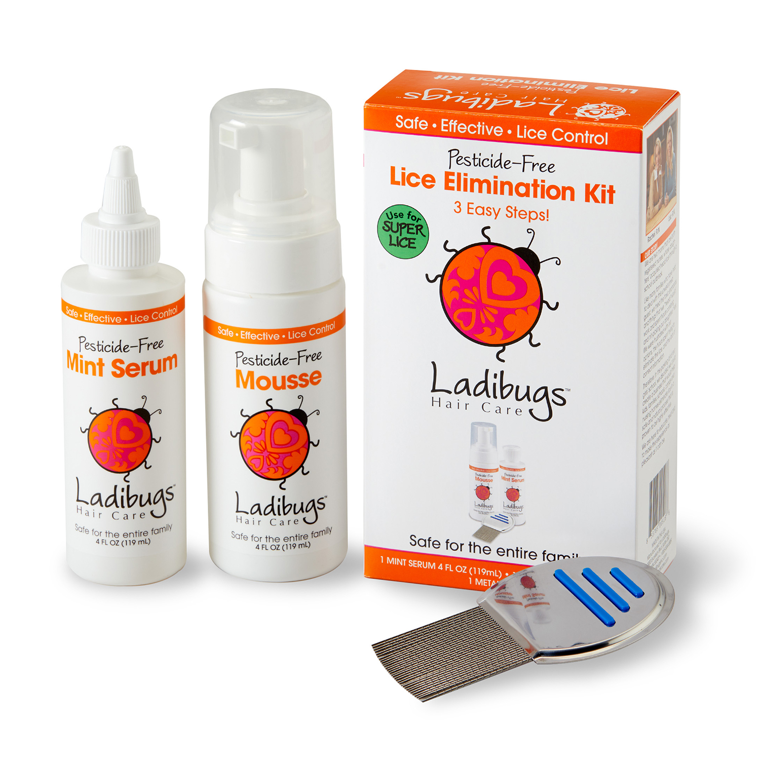 Ladibugs One and Done Lice Elimination Kit - Ladibugs Inc.